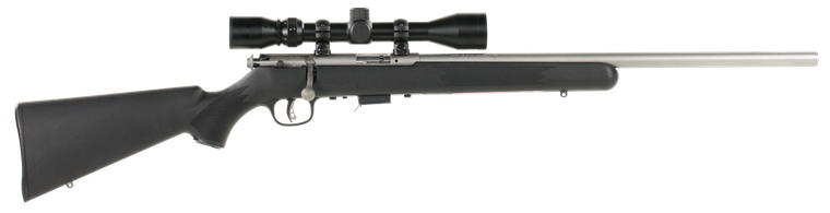 Savage 93 FVSS XP Rifle 22 WMR 21 in. Black w/ Scope RH
