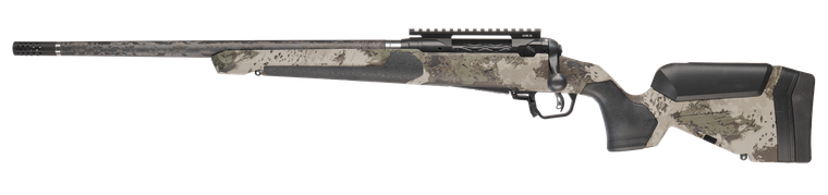 Savage 32906 110 UltraLite Pro Full Size 6mm Creedmoor 3+1 20" Carbon Fiber Barrel Savage Woodland Camo Accufit V2 Synthetic