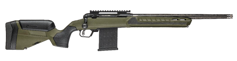 Savage 32661 110 UltraLite Predator 6.5 Creedmoor 10+1 18" Carbon Fiber Barrel Arca Rail Forend Hunter Green AccuStock
