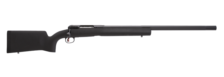 Savage 33059 110 LRP Full Size 6mm Creedmoor 10+1 26" Matte Black Barrel Black Carbon Steel Receiver Black HS Precision