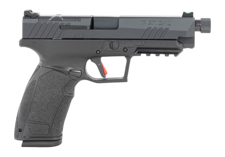 Tisas PX-9 Gen 3 Tactical BLK Semi Auto Pistol 9mm Luger 18rd & 20rd Magazines (2) 5.11" Threaded Barrel Black