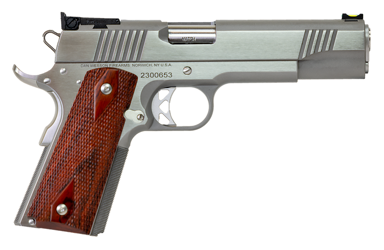 CZ 1911 Dan Wesson Pointman 45 Handgun .45 Auto 8rd Magazine 5" Barrel Brushed Steel Finish