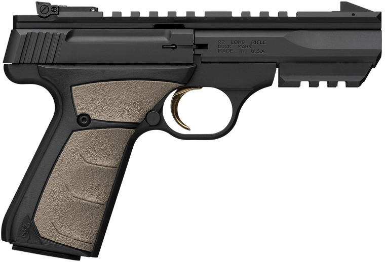 Browning 051601490 Buck Mark Black Label URX 22 LR 10+1 5.50" Matte Blued Contoured Barrel Matte Black Serrated Slide Matte