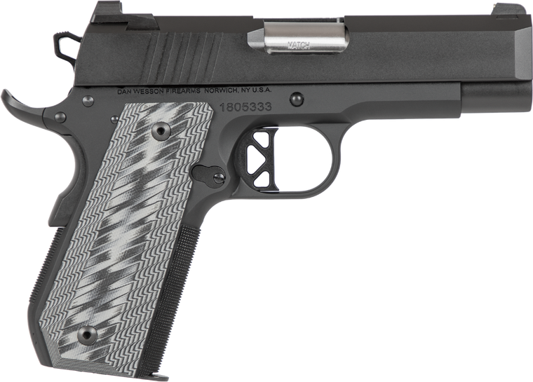 Dan Wesson ECP 9mm Luger 9rd Magazine 4" Barrel Black G10 Grip