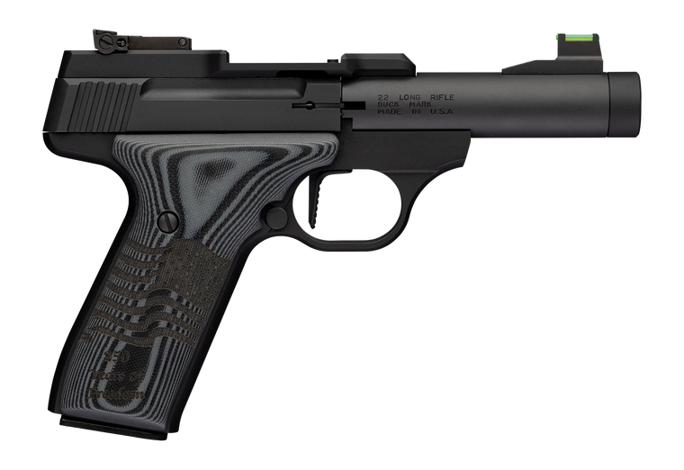 Browning 051611490 Buck Mark Black Label 250 SR 22 LR 10+1 4" Matte Black Bull Threaded Barrel Optics Cut Receiver Matte Black