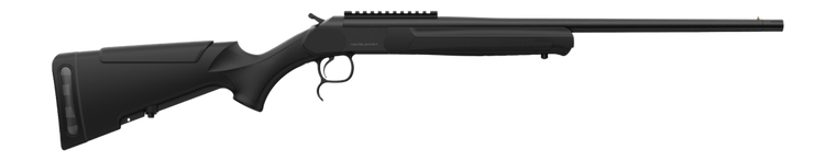 Retay USA GML444BLK22 Gamelander 444 Marlin 1rd 22" Black Chrome Single Shot Barrel Black Chrome Steel Receiver w/Picatinny