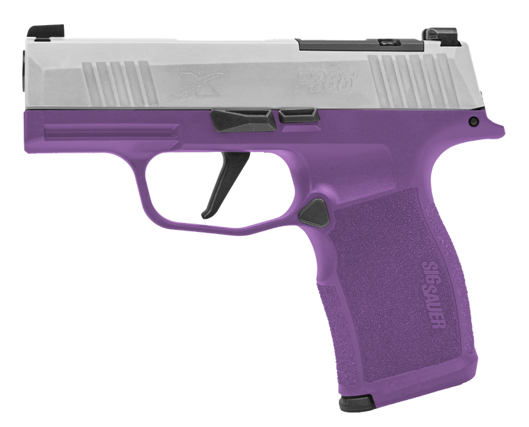 Sig Sauer 365X-9-TXR3-PR P365 XSeries Purple Rain 9mm Luger 12+1 3.10" Black DLC Barrel Stainless Steel Optic Ready/Serrated