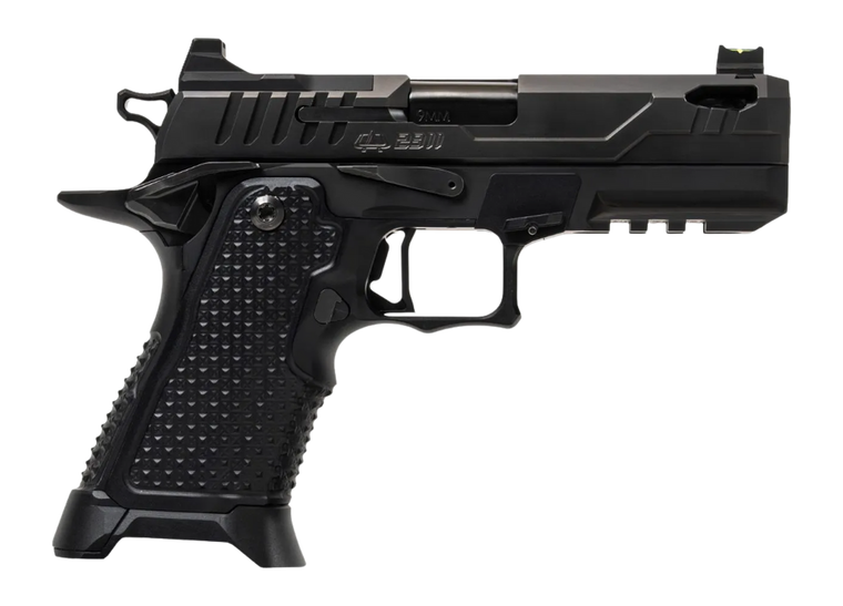 Oa Defense 2311 Pro Elite Compact Frame 9mm Luger 21+1 4.25" DLC Black Steel Optic Ready/Serrated Slide Black Aluminum Frame