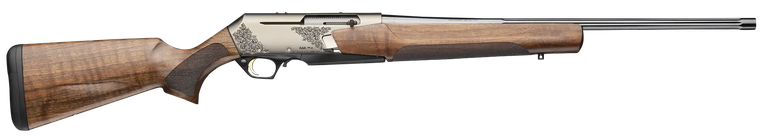 Browning 039009227 BAR MK4 Medallion 7mm Rem Mag 3+1 24" Polished Blued Fluted Barrel Satin Nickel Engraved Aluminum Alloy