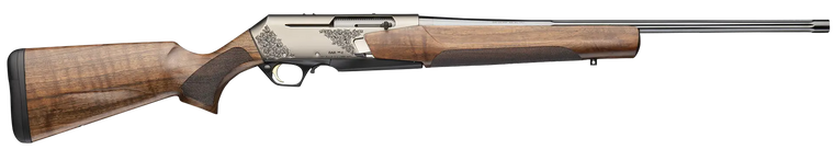 Browning 039009226 BAR MK4 Medallion 30-06 Springfield 4+1 22" Polished Blued Fluted Barrel Satin Nickel Engraved Aluminum Alloy