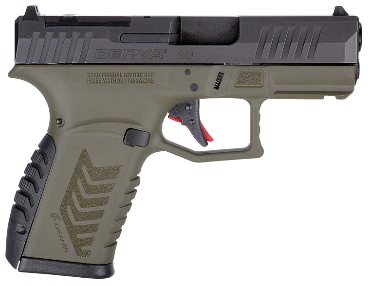 DERYA 10L.DY9Z.TTODG.TR DY9Z 9MM 10R OR ODG/BLK