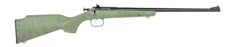 Keystone Crickett Rifle 22 LR 16.1 in. Blued/Green w/Black Web