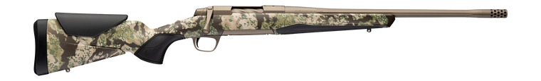 Browning 036139297 X-Bolt 2 Speed SPR Full Size 300 PRC 3+1 22" Smoked Bronze Cerakote Fluted Threaded Barrel Smoked Bronze