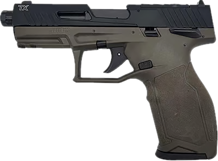 Taurus TX22 Handgun .22 LR 16& 22rd Magazines 4.6" Barrel Black Slide/ODG Frame T.O.R.O.