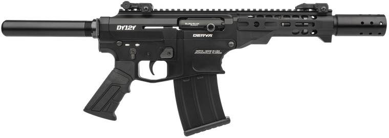 Derya Firearms DY12Y11US Namlu DY12 12ga Semi Auto 3" 5+1 11" Black Melotine Threaded Barrel Black Anodized Aluminum Receiver