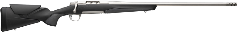 Browning 036008246 X-Bolt 2 Hunter Full Size 300 WSM 3+1 23"Stainless Steel Threaded Barrel Drilled Tapped Stainless Steel