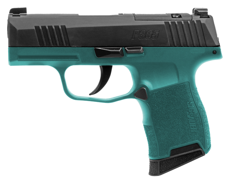 Sig Sauer 365-9-BXR3-BB P365 Bama Breeze 9mm Luger 10+1 3.10" Black DLC Barrel Black Nitron Stainless Steel Optic Ready/Serrated
