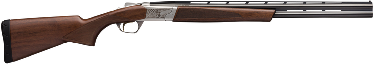 Browning 018701606 Cynergy Micro Midas 12ga 3" 2rd 24" Satin Blued Barrel Game Scene Engraved Silver Nitride Rec Grade I/II