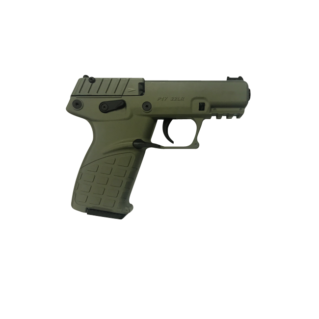 Kel-Tec P17 Handgun .22LR 16rd Magazines (3) 3.93" Barrel Green