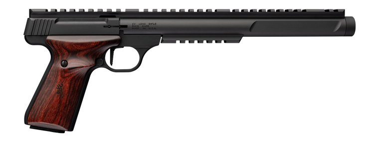 Browning 051613490 Buck Mark Hunter Varmint SR 22 LR 10+1 10.50" Matte Black Threaded Barrel Matte Black Aluminum Frame w/Top &