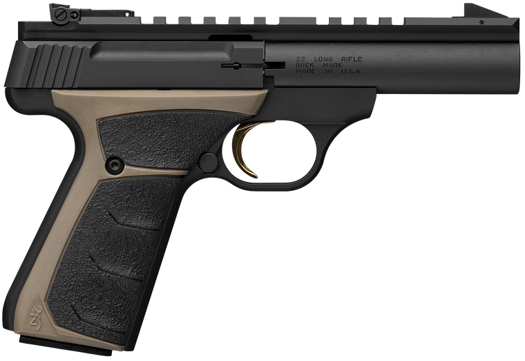 Browning 051604490 Buck Mark Field Target Micro 22 LR 10+1 4" Matte Blued Bull Barrel Matte Black Serrated w/Picatinny Rail