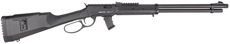 Derya Firearms TM22.LEVER.20 TM22 Lever 22 LR 10+1 20" Black Threaded Barrel Black Anodized Picatinny Rail Receiver Black AG