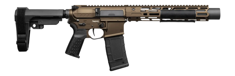 CMMG 30A0ED0-MB Zeroed Banshee Mk4 300 Blackout 30+1 6.50" Black Nitride Threaded Barrel Midnight Bronze Cerakote Aluminum
