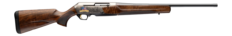 Browning BAR MK4 Medallion Americana Rifle 30-06 Sprg 22 in. 250th Engrvd Nickle/Walnut 4 rd