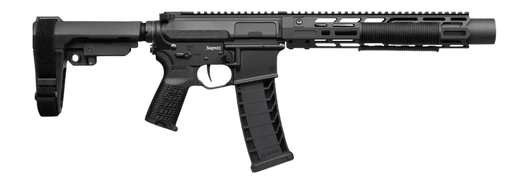 CMMG 94A68CD-AB Zeroed Banshee Mk4 9mm Luger 33+1 6.50" Black Nitride Threaded Barrel Black Armor Cerakote Aluminum Receiver