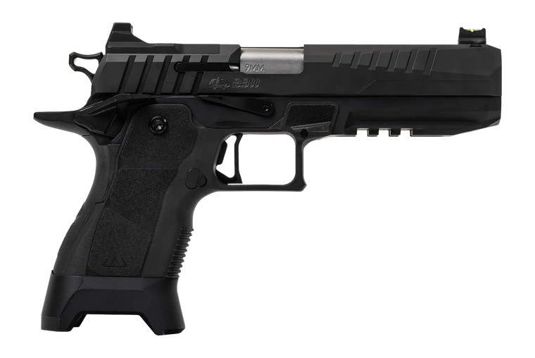 Oa Defense 2311 Full Size 9mm Luger 17+1 5" Stainless Barrel Black Steel Optic Ready/Serrated Slide Black Aluminum Frame