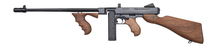Thompson T550D 1927A-1 Lightweight Carbine 45 ACP 20+1/50+1 16.50" Blued Aluminum Alloy Barrel & Receiver Walnut Grain Fixed