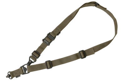 Magpul MAG515-RGR MS3 Gen2 Single QD Sling - Nylon Webbing, Ranger Green, Adjustable One-Two Point Design with QD Swivel for Rifles