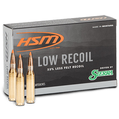 HSM LOW RECOIL 6.5CREED 140GR 20/25