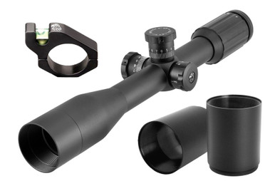 SWFA 10x42 SS - MOA-Quad Reticle, 30mm, .25 MOA Clicks, Side Focus, Ships W/ SunShade & Bubble Level
