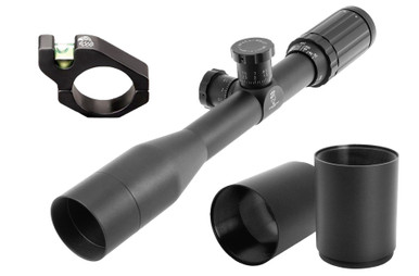 SWFA 12x42 SS - Mil-Quad Reticle, 30mm, .1 MIL Clicks, Rear Focus, Ships W/ SunShade & Bubble Level
