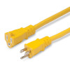 MARINCO 25' Extension Cord, 15A, 12/3 AWG, Yellow PN 151225 MALAYSIA INDONESIA VIETNAM SINGAPORE THAILAND Philippines