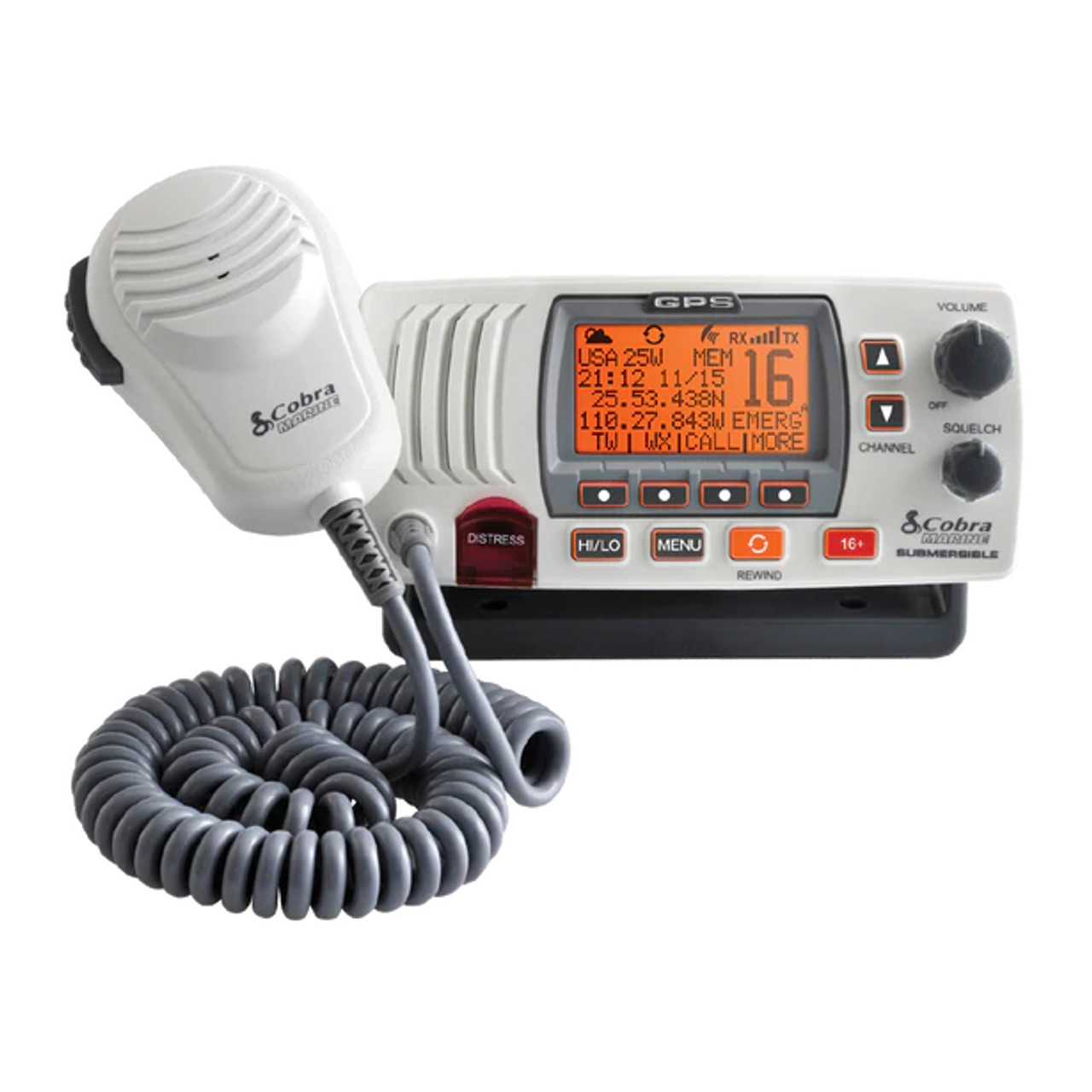 Cobra DSC-capable VHF radio PN MRF77 GPS MALAYSIA, INDONESIA, SINGAPORE, THAILAND, BRUNEI, VIETNAM, LAOS, CAMBODIA, PHILIPPINES