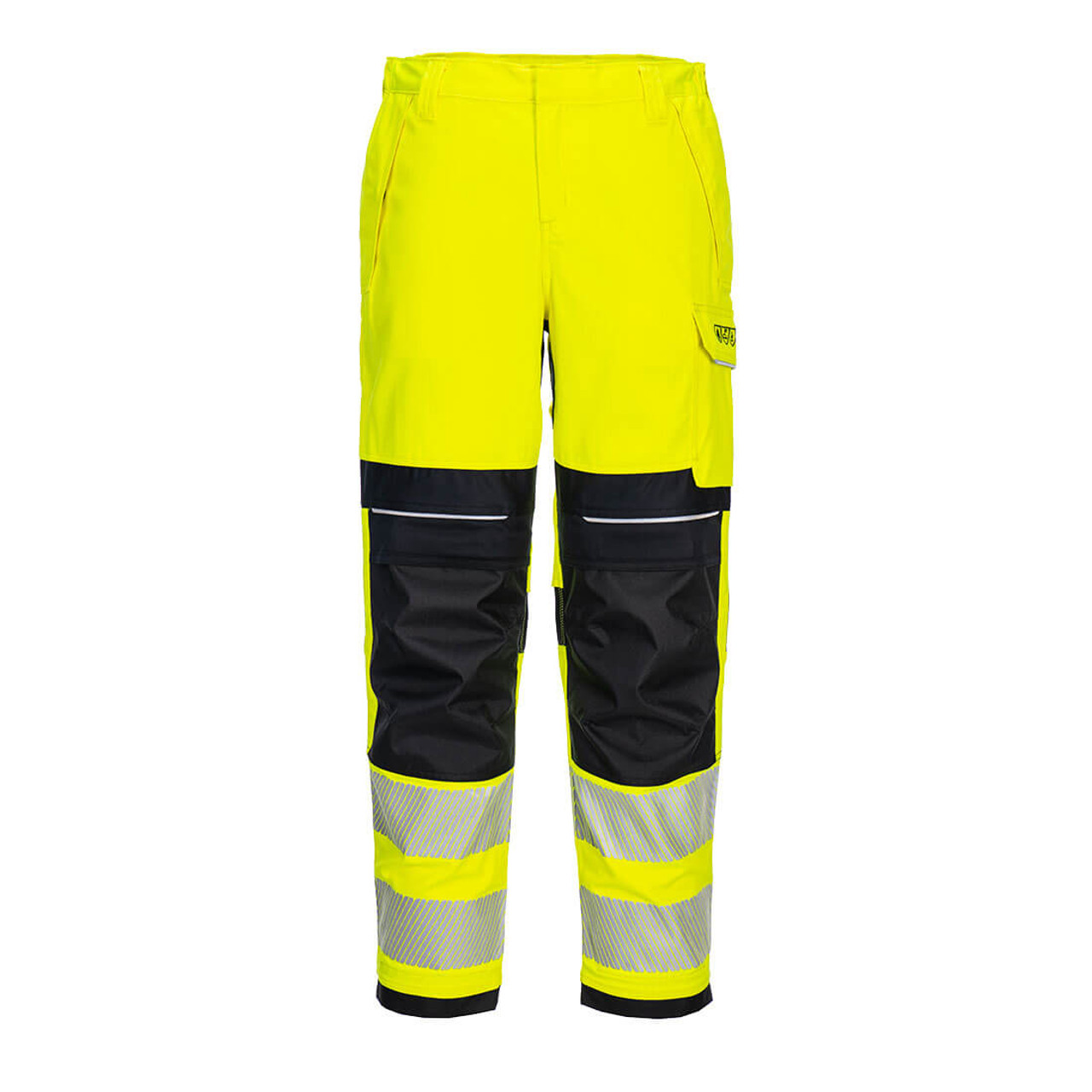 FR409 - PW3 FR Hi-Vis Women's Work Trousers Yellow/Black MALAYSIA, INDONESIA, SINGAPORE, THAILAND, VIETNAM, BRUNEI, PHILIPPINES, LAOS, CAMBODIA, UNITED KINGDOM, UNITED STATES, SWEDEN, DENMARK, BULGARIA, GERMANY, CROATIA, LATVIA, POLAND, AUSTRALIA, AUSTRIA, LICHTENSTEIN, LUXEMBOURG, MALTA, MONACO, NETHERLANDS, BELGIUM, BAHRAIN, OMAN, NEW ZEALAND, CYPRUS, CZECH REPUBLIC, QATAR, ROMANIA, FINLAND, FRANCE, SAUDI ARABIA, SLOVAKIA,ITALY, JAPAN, URUGUAY, BERMUDA, HONG KONG, MACAO, CAYMAN ISLANDS, FAROE ISLANDS, MOZAMBIQUE