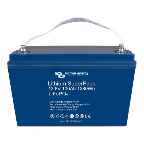 BAT512110712 Victron Energy Lithium SuperPack 12,8V/100Ah-a (M8)