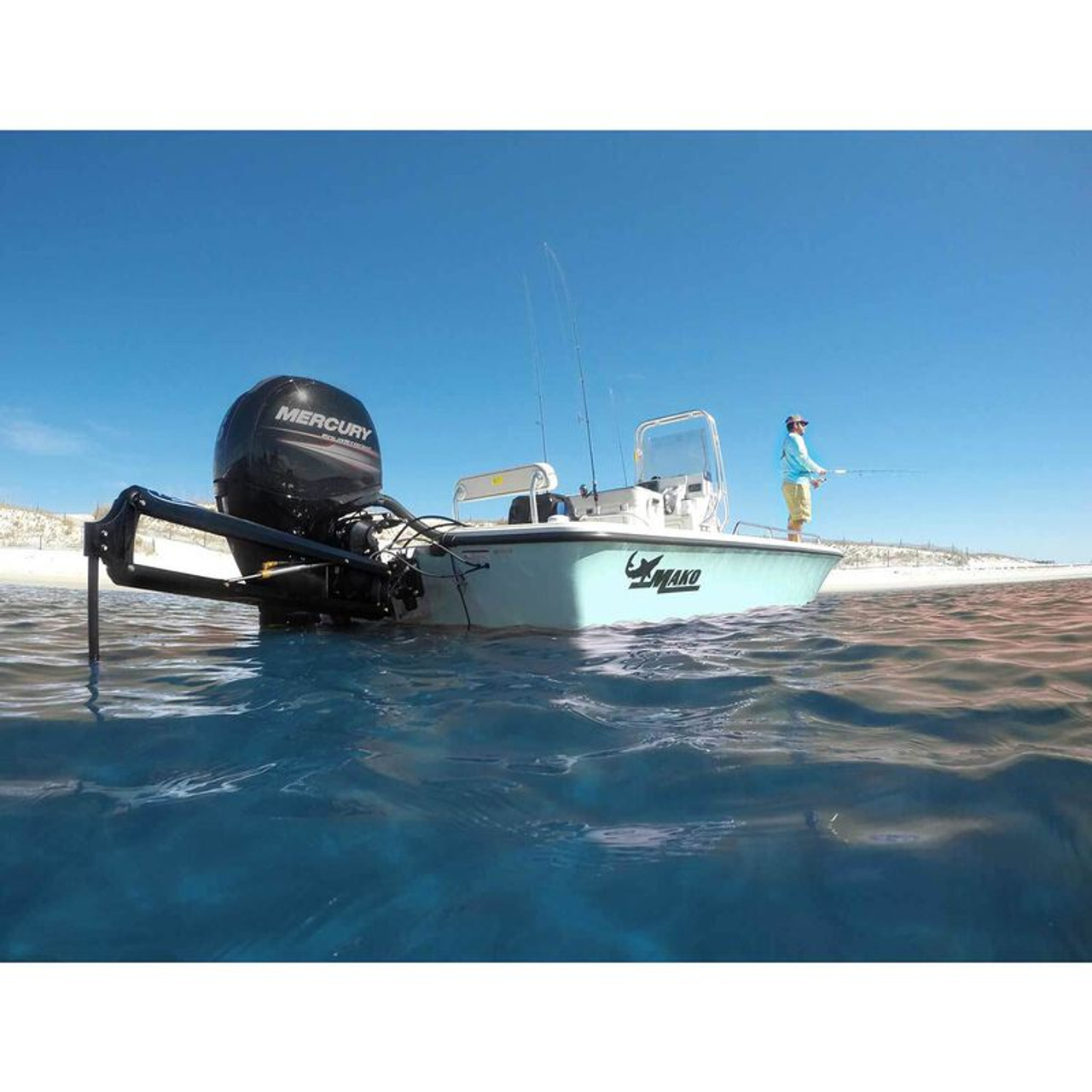 POWER-POLE 8' Power Pro Sportsman II Shallow Water Anchor PN PP-SPS-8-BK