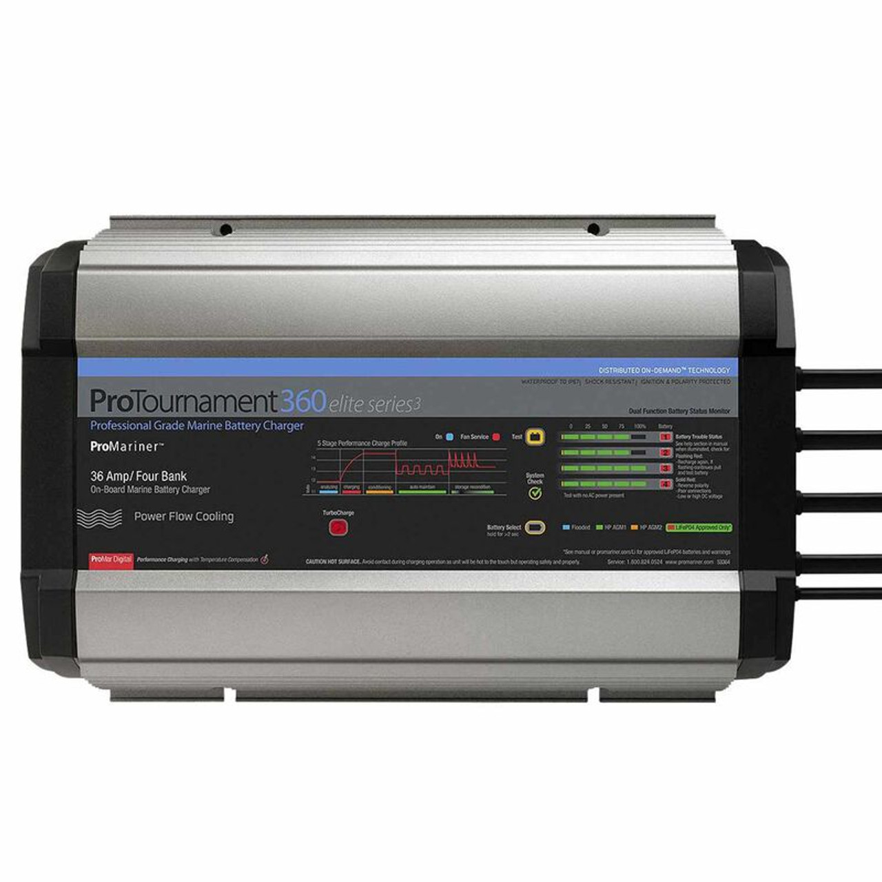 PROMARINER ProTournament Elite 360 4-Bank On-Board Marine Battery Charger PN 53364  MALAYSIA INDONESIA VIETNAM SINGAPORE THAILAND Philippines