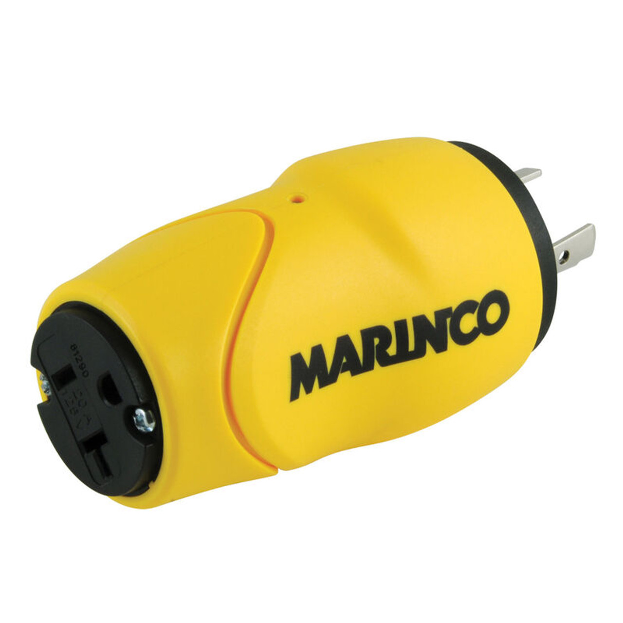 MARINCO Straight Adapter, 20A 125V Male to 15A 125V Female PN S20-15