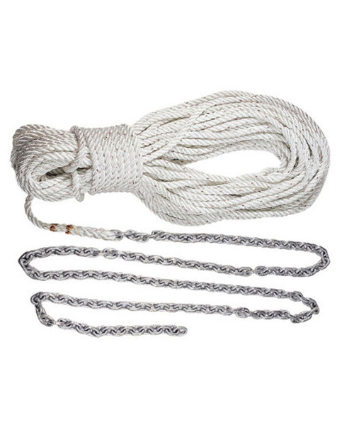 Buccaneer Rope Premium 8 Plait 5/8" Nylon Spliced To 5/16" Chain For Windlass PN 04-20300 MALAYSIA , INDONESIA , BRUNEI , SINGAPORE , THAILAND , VIETNAM , PHILIPPHINES , LAOS , CAMBODIA