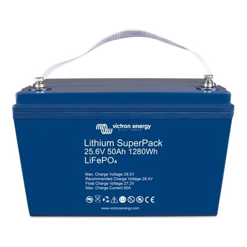 BAT524050705 Victron Energy Lithium SuperPack 25,6V/50Ah (M8)