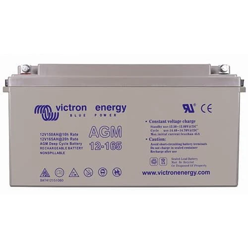 BAT412151084 Victron Energy 12V/165Ah AGM Deep Cycle Batt.