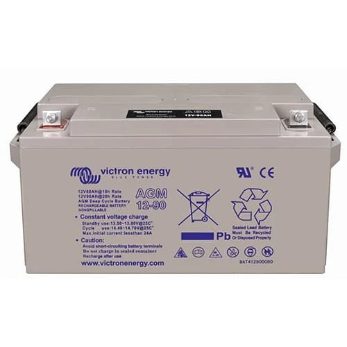 BAT412800085 Victron Energy 12V/90Ah AGM Deep Cycle Batt. (M6)