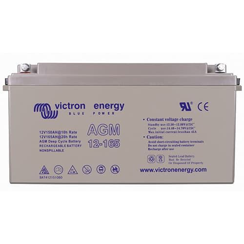 BAT412151085 Victron Energy 12V/165Ah AGM Deep Cycle Batt. (M8)