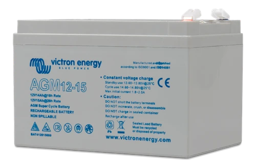 BAT412015081 Victron Energy  12V/15Ah AGM Super Cycle Batt. (M5)