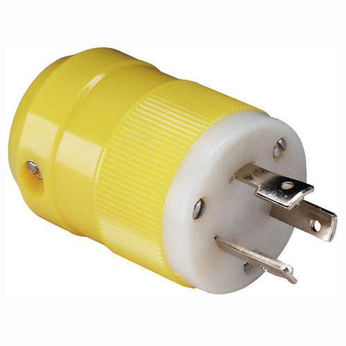 MARINCO Male Plug, 20A 125V, Yellow PN 205CRPN MALAYSIA INDONESIA VIETNAM SINGAPORE THAILAND Philippines