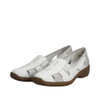 SLIP ON CASUAL LOAFER VENTED WHITE 41385-80